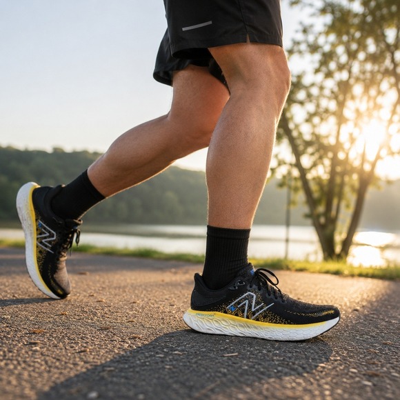 New Balance Fresh Foam X 1080 v12 Running Shoes Black Yellow Sneakers Men\'s 10 main image 10